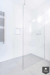 Minimalistische witte badkamer-Fors design badkamers-alle,Badkamer-Minimalistische witte badkamer | OBLY.com-OBLY