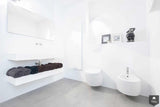 Minimalistische witte badkamer-Fors design badkamers-alle,Badkamer-Minimalistische witte badkamer | OBLY.com-OBLY