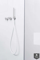 Minimalistische witte badkamer-Fors design badkamers-alle,Badkamer-Minimalistische witte badkamer | OBLY.com-OBLY
