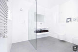 Minimalistische witte badkamer-Fors design badkamers-alle,Badkamer-Minimalistische witte badkamer | OBLY.com-OBLY