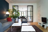 Modern jaren dertig heren hoekhuis-FOAM Architecten-Woonkamer-Een modern jaren dertig heren hoekhuis-OBLY