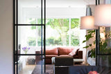 Modern jaren dertig heren hoekhuis-FOAM Architecten-Woonkamer-Een modern jaren dertig heren hoekhuis-OBLY