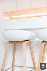 Modern woonhuis met thuisbioscoop-FERDINAND interieurbouw-alle,Keuken-OBLY