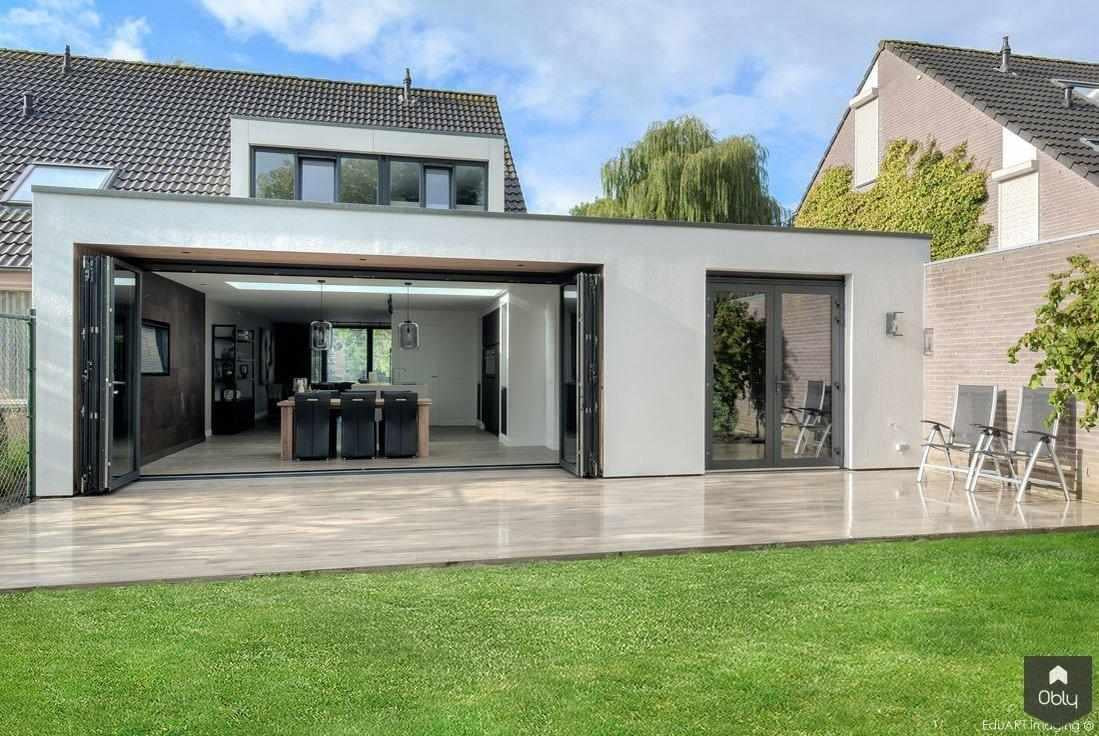 Moderne aanbouw met vouwpui-lab-R architectenbureau-Aanbouw,aanbouw met glas,alle,moderne aanbouw,uitbouw woning,woning aanbouw,woning uitbreiding-OBLY