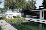 Moderne design buitenkeuken-COOXS-buitenkeuken met betonlook werkblad,design tuin met buitenverblijf,exclusieve wellness tuin,luxe buitenkeuken inspiratie,minimalistische buitenruimte,moderne buitenkeuken met barbecue,moderne design buitenkeuken,strakke tuinarchitectuur-Moderne cooxs design buitenkeuken -OBLY