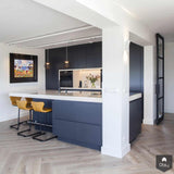 Moderne keuken in antraciet-Wood Creations-alle,Keuken-OBLY