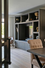 Moderne keuken met houtlook-Keukenstudio Stormink-Keuken-OBLY