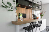 Moderne keuken met zwarte accenten-Keukenstudio Stormink-alle,Keuken-OBLY