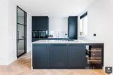 Moderne keuken van mat zwart en marmer-Robert Tediek Keukens & Interieur-alle,Keuken-OBLY