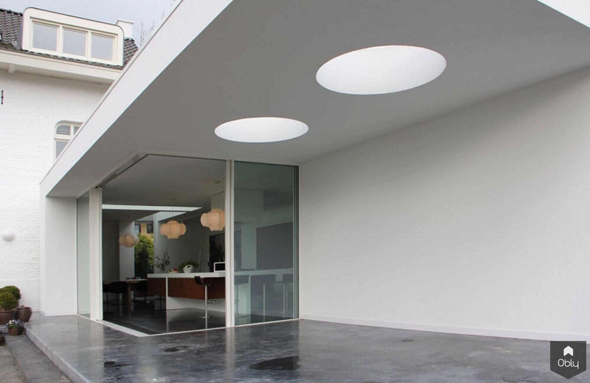 Moderne keukenuitbouw openschuivende hoekpui-KELLER minimal windows® by Kumasol-Aanbouw,alle,aluminium kozijnen,binnen buiten keuken,glazen hoekpui,Keuken,keukenuitbouw,minimalistische architectuur,moderne aanbouw keuken,moderne villa uitbouw,Monumentaal,openschuivende hoekpui,veel lichtinval keuken-OBLY