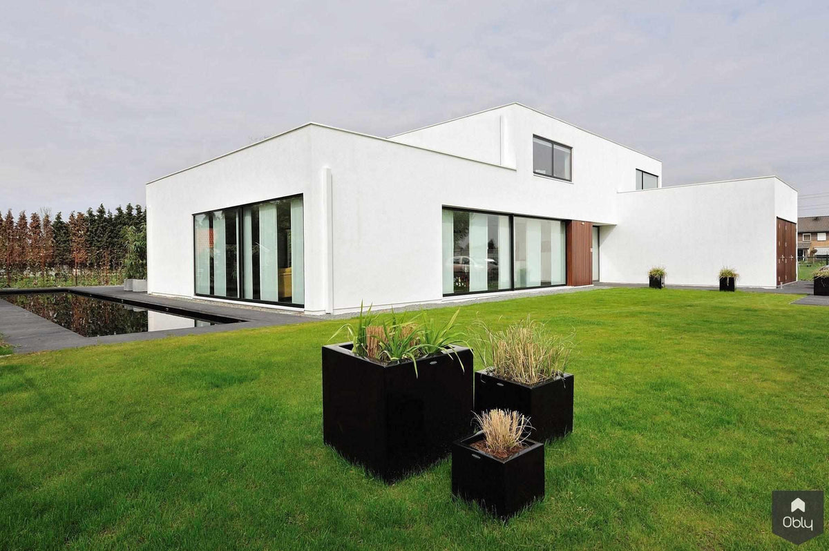 Moderne nieuwbouwwoning in Bemmel met strak wit exterieur-Maxim Winkelaar Architects-alle,Exterieur,jaren 30 woning-Moderne nieuwbouwwoning Bemmel | Maxim Winkelaar-OBLY