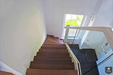 Moderne trap met glas-Van Bruchem Staircases-alle,Entree hal trap-OBLY