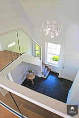 Moderne trap met glas-Van Bruchem Staircases-alle,Entree hal trap-OBLY