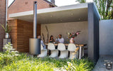 Moderne tuin met beton-look overkapping-Stoop Tuinen-alle,Tuinen-OBLY