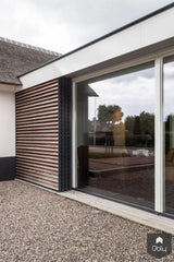 Moderne verbinding boerderij en schuur-Bob Romijnders Architectuur - Interieur-Aanbouw,alle-OBLY