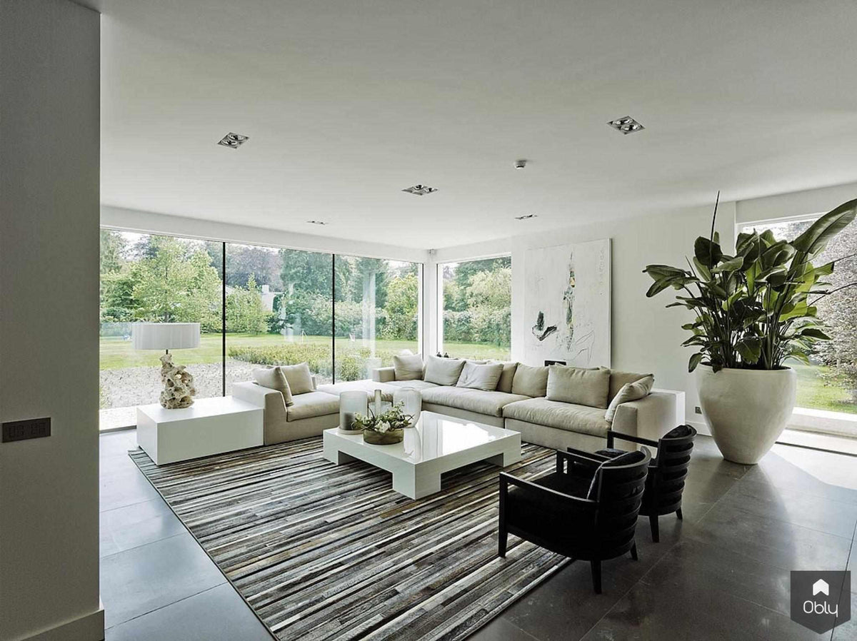 Moderne woning met hoge glaspartijen en klassieke details-Bob Manders Architecture-alle,architectuur villa,design villa,luxe villa interieur,moderne villa,moderne villa met glas\,Woonkamer-Moderne woning met hoge glaspartijen | Bob Manders-OBLY