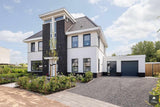 Moderne zwart wit villa-Verswijver Interieurconcepten-alle,Badkamer,Exterieur vrijstaand,Keuken,Tuinen,Vrijstaand,Woonkamer-Moderne zwart wit villa | OBLY.com-OBLY