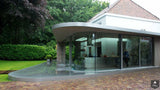 MoreFloors - Vrijstaande Villa met mooie combinatie woonbeton/ verouderde tapis visgraat vloer-MoreFloors-Aanbouw,alle,exterieur villa moderne vloer,interieur woonbeton vloer,keuken eiken visgraat vloer,woonkamer verouderde eiken vloer,woonkamer visgraat vloer-OBLY