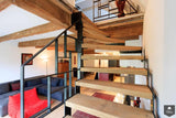 Muizentrap met stalen hekwerk-Van Bruchem Staircases-alle,Woonkamer-OBLY