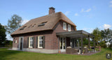 Nieuwbouw boerderijwoning met rieten dak en bakstenen gevel-Architectenbureau Drijvers Oisterwijk B.V.-alle,bakstenen gevel,Exterieur vrijstaand,landelijke architectuur,nieuwbouw,rieten dak,vrijstaande woning-Nieuwbouw boerderijwoning met rieten dak | Drijvers-OBLY