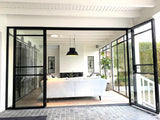 Nieuwe stalen vouwdeuren in showroom-OBLY-alle,Showroom-Nieuwe stalen vouwdeuren in showroom-OBLY