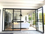 Nieuwe stalen vouwdeuren in showroom-OBLY-alle,Showroom-Nieuwe stalen vouwdeuren in showroom-OBLY