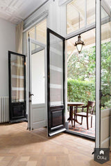 Ontwerp en renovatie rijksmonumentaal herenhuis-FOAM Architecten-alle,Woonkamer-OBLY