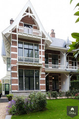 Ontwerp en renovatie rijksmonumentaal herenhuis-FOAM Architecten-alle,Woonkamer-OBLY