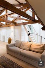 Ontwerp en renovatie rijksmonumentaal herenhuis-FOAM Architecten-alle,Woonkamer-OBLY