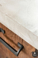 Oud eiken en beton in landelijke keuken-Restyle-XL-alle,Keuken-OBLY