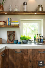 Oud eiken en beton in landelijke keuken-Restyle-XL-alle,Keuken-OBLY