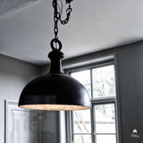 Oud eiken keuken industrie stijl met blauwstalen werkblad-Restyle-XL-alle,Keuken-OBLY