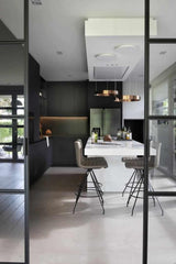 PERFECT MAATWERK-Stijn de Ruyter Interieurarchitectuur-blauw staal,design keuken,haard,hout,interieur design,kastindeling,keuken,keuken ontwerp,luxe keuken,maatwerk keuken,minimalistisch,moderne keuken,moeras eik,op maat gemaakt,open vakkenkast,perfect maatwerk,strak design,warme materialen,woonkeuken-Perfect maatwerk keuken-OBLY
