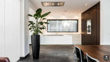 Renovatie bungalow met zwevende dakopbouw en maatwerk keuken-Van Os Architecten-Aanbouw,alle,dakopbouw,lichtinval,minimalistisch design,moderne renovatie,strakke lijnen,zwevend volume-Renovatie bungalow met zwevende dakopbouw | Van Os-OBLY