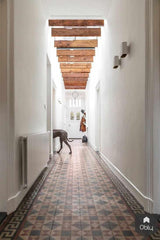 Renovatie klassieke duurzame villa-Kraal architecten-alle,Entree hal trap-OBLY