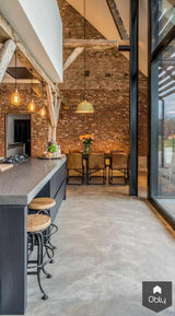 Renovatie sfeervolle woonboerderij-Van Os Architecten-alle,Woonkamer-OBLY