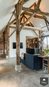 Renovatie sfeervolle woonboerderij-Van Os Architecten-alle,Woonkamer-OBLY