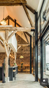 Renovatie sfeervolle woonboerderij-Van Os Architecten-alle,Woonkamer-OBLY