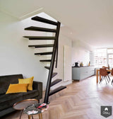 Ruimtebesparende smalle wenteltrap-EeStairs-alle,Entree hal trap-OBLY