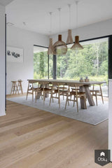 Scandinavische look met eiken parket-NOBEL Flooring-alle,Eetkamer-OBLY