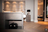 Slaapkamer ensuite met warme, luxe hotelsfeer-Wood Creations-alle,Slaapkamer-OBLY