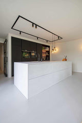 Solid surface kookeiland en meubelstuk-Ergoform-Keuken,Woonkamer-OBLY