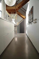 Split level woning aan het water-INGE VAN POPPEL INTERIEURARCHITECTUUR-Woonkamer-OBLY