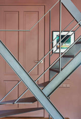 Stalen design trap monument-Frank Penders-architectonische trap,design trapconstructie,industriële interieurarchitectuur,moderne woningrenovatie,sculpturale trap,stalen designtrap,stalen maatwerktrap,woonkamer-Stalen design trap in monumentale woning -OBLY