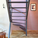 Stalen design trap monument-OBLY-woonkamer-Stalen design trap in monumentale woning -OBLY