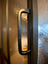 Stalen deur met kathedraal glas-Stalendeurenhuys-woonkamer-Stalen taatsdeur met kathedraal glas-OBLY