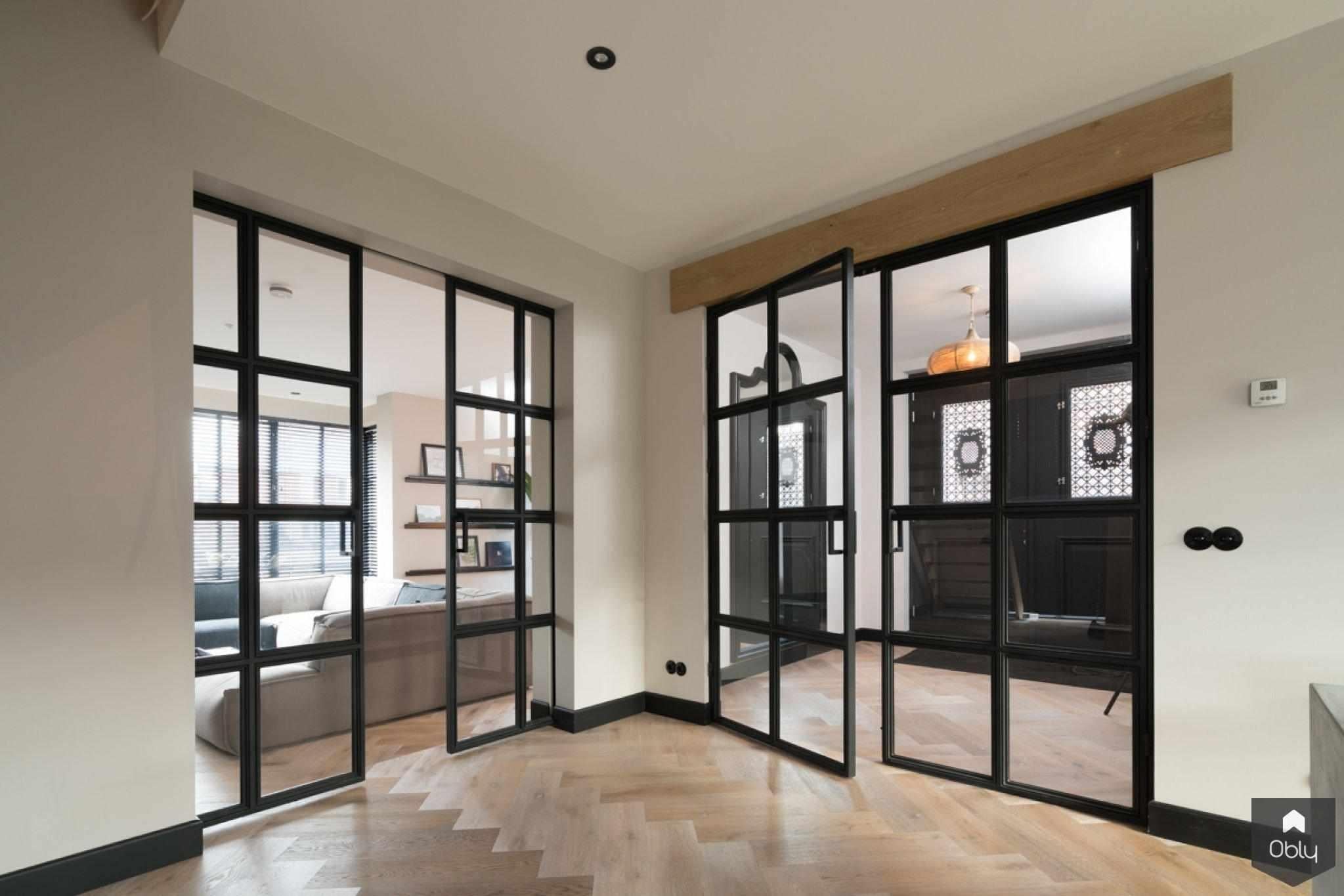 Stalen draai- en schuifdeuren op maat-Bjorn Interieurontwerp & Realisatie-alle,Woonkamer-OBLY