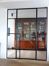 Stalen scharnierdeur klassiek interieur-Stalendeurenhuys-Entree hal trap-Stalen scharnierdeur klassiek interieur -OBLY