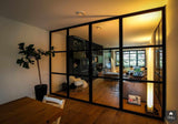 Stalen wand en deuren glas nieuwbouwwoning-Overveld Glas-alle,Woonkamer-OBLY