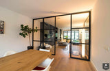 Stalen wand en deuren glas nieuwbouwwoning-Overveld Glas-alle,Woonkamer-OBLY